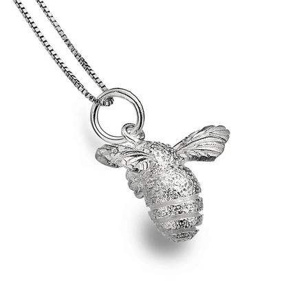 Bumble Bee Sterling Silver Necklace - Cotswold Jewellery